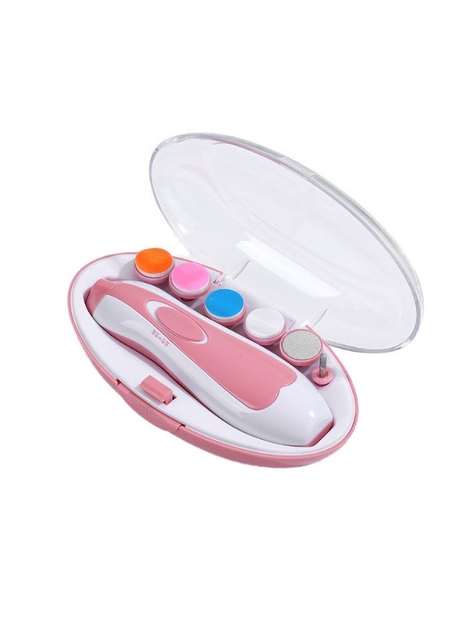 6-In-1 Electric Baby Nail Trimmer Kit With LED Light And Portable Case - Image 1